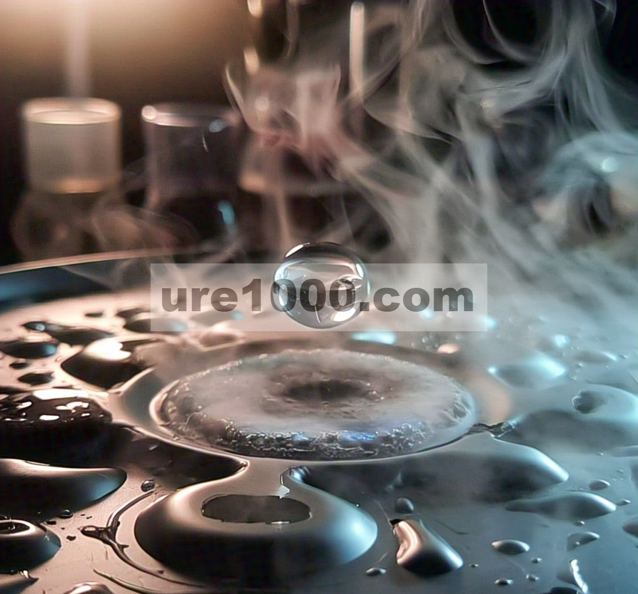 Efek Leidenfrost pada Permukaan Rekayasa